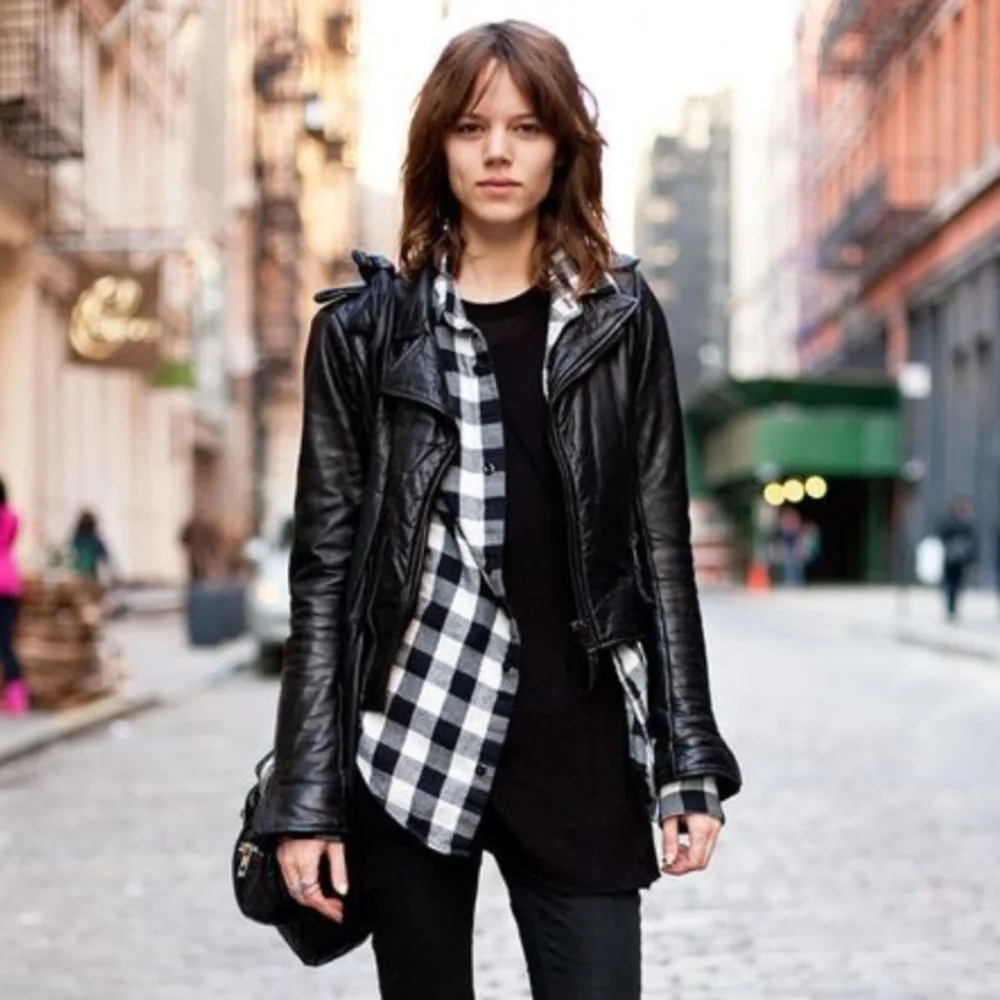 ジャケット・アウター Balenciaga Paris Moto Leather Jacket Balenciaga Black Paris Uniform Leather Jacket Balenciaga